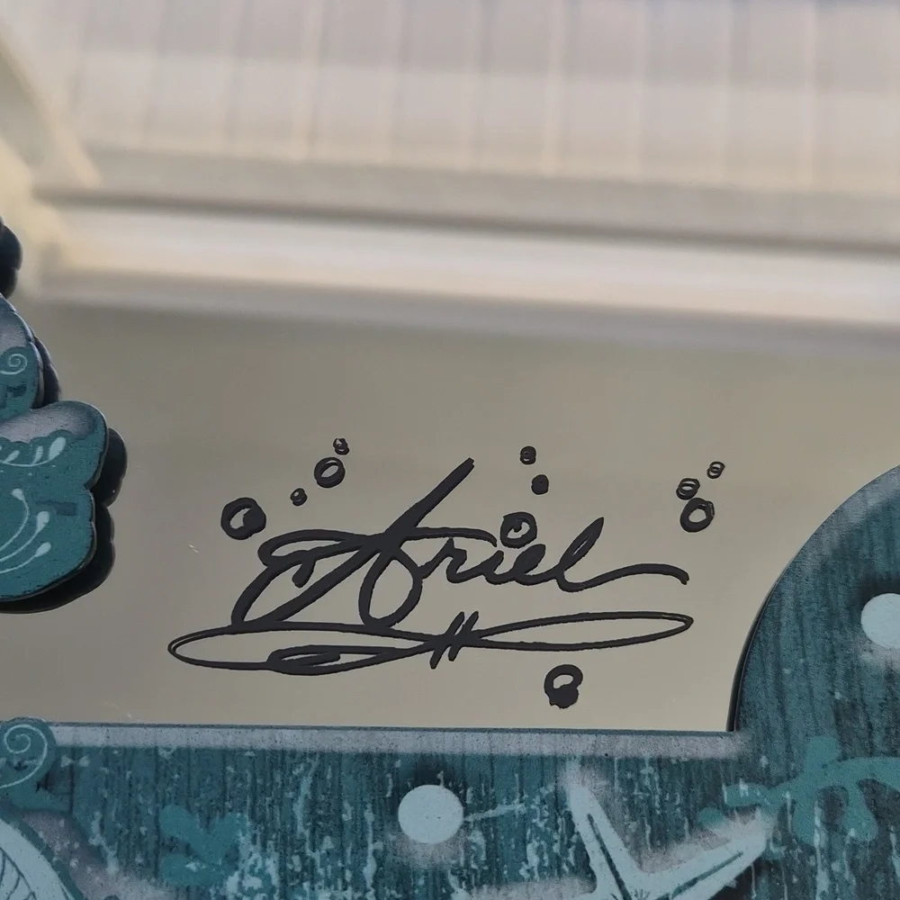 New Disney Parks Ariel Little Mermaid Mirror Teal And Aqua